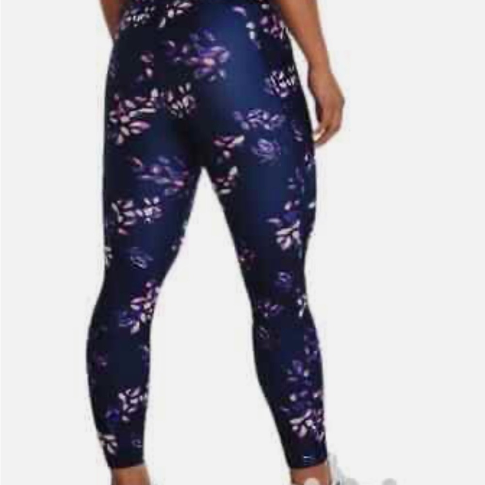 NWT Under Armour Women’s Compression Heatgear Floral Print Legging